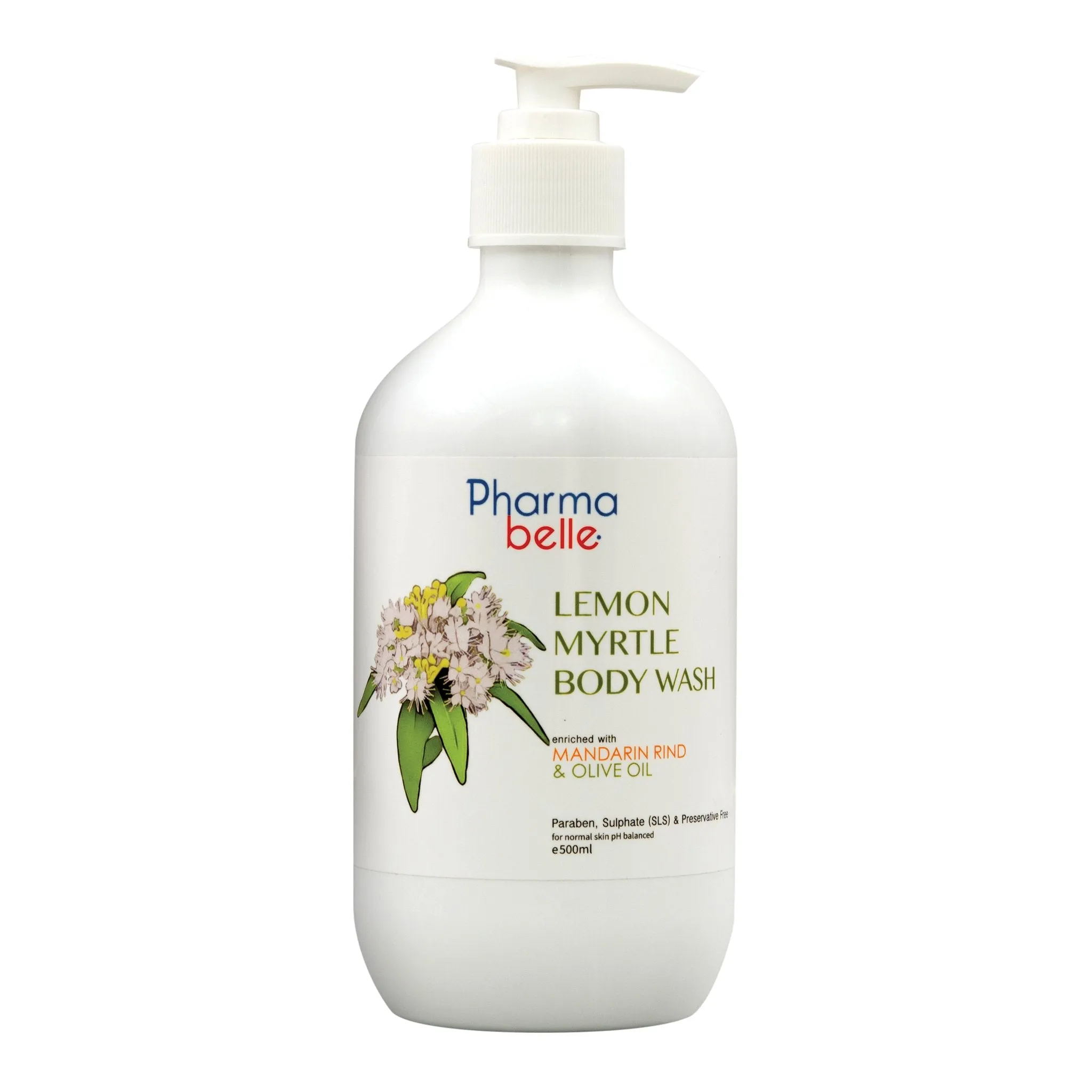 Pharmabelle Lemon Myrtle (aloe base) Body Wash