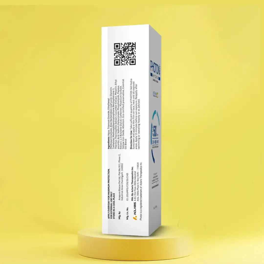 Photon 360 Hydra Sunscreen Fluid Cream