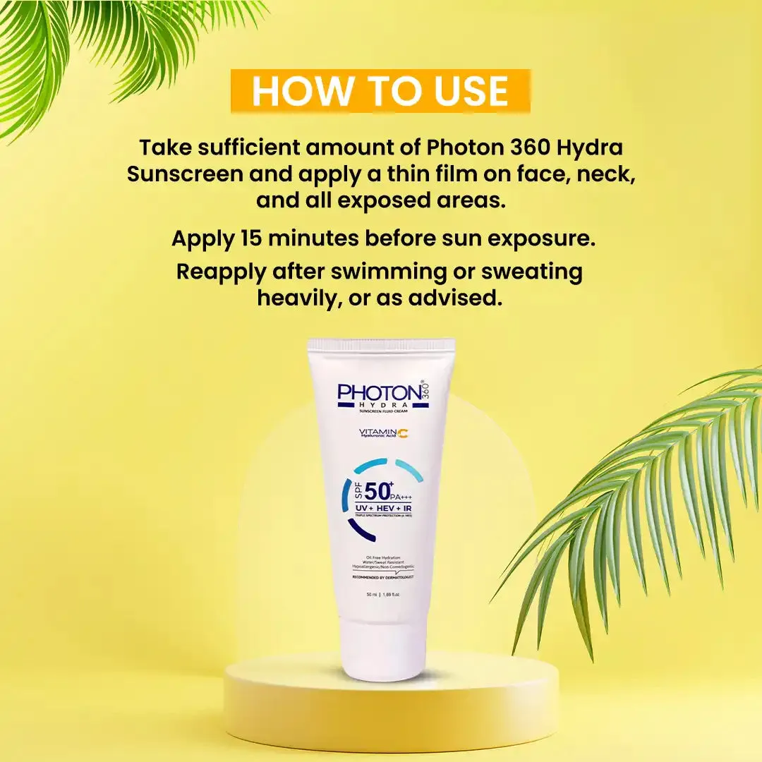 Photon 360 Hydra Sunscreen Fluid Cream