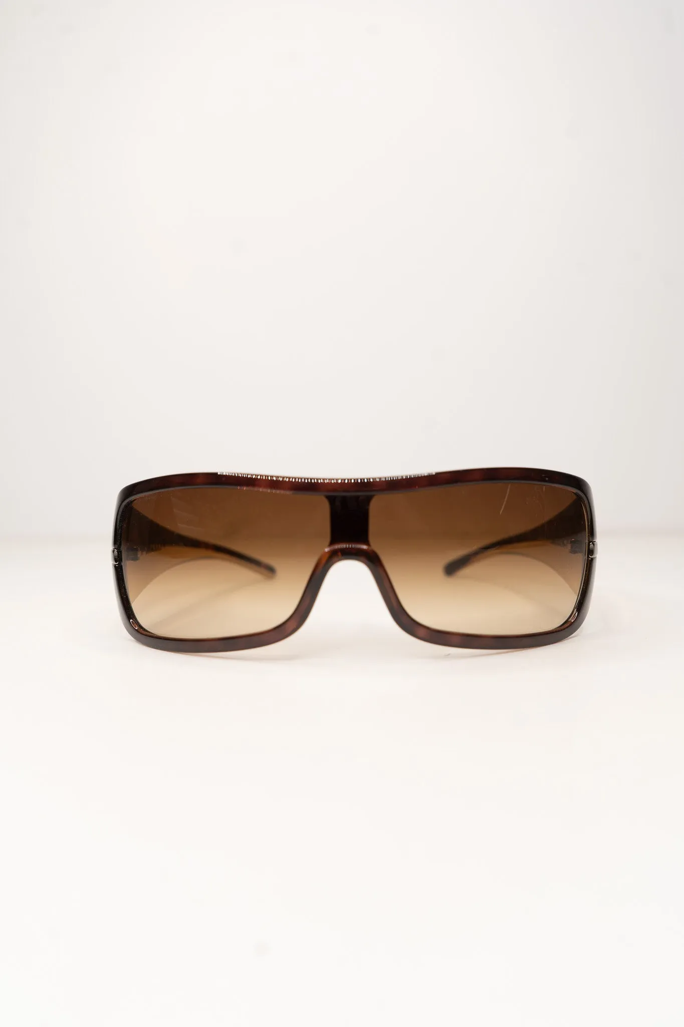 Prada Brown Mask Sunglasses