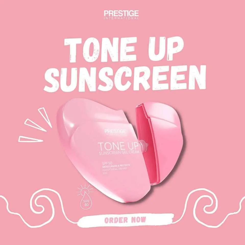Prestige Tone Up Sunscreen Gel Cream Spf50 - 50g