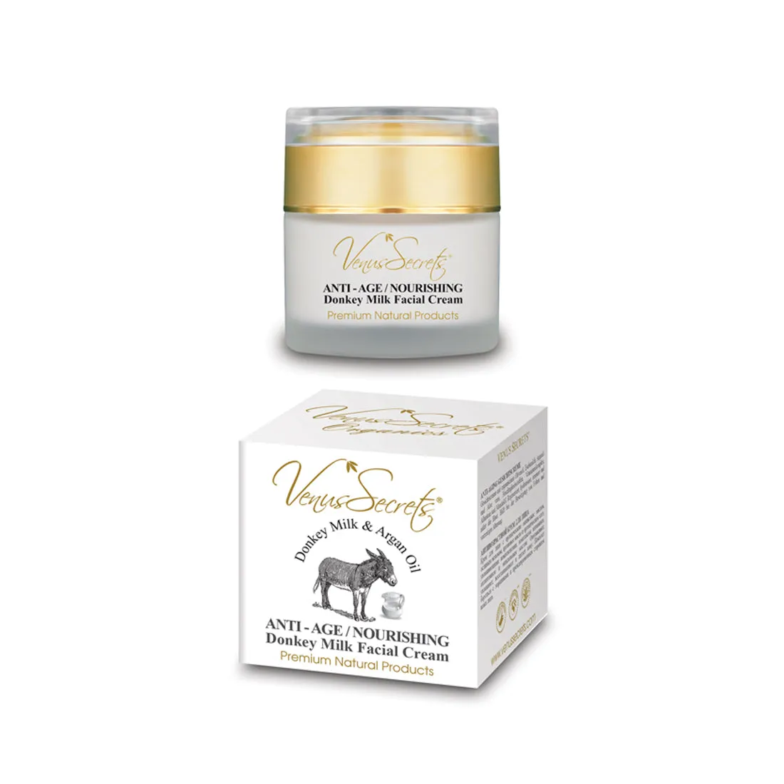 "DONKEY MILK FACIAL CREAM ANTI-AGE / NOURISH. 50ML " -5023