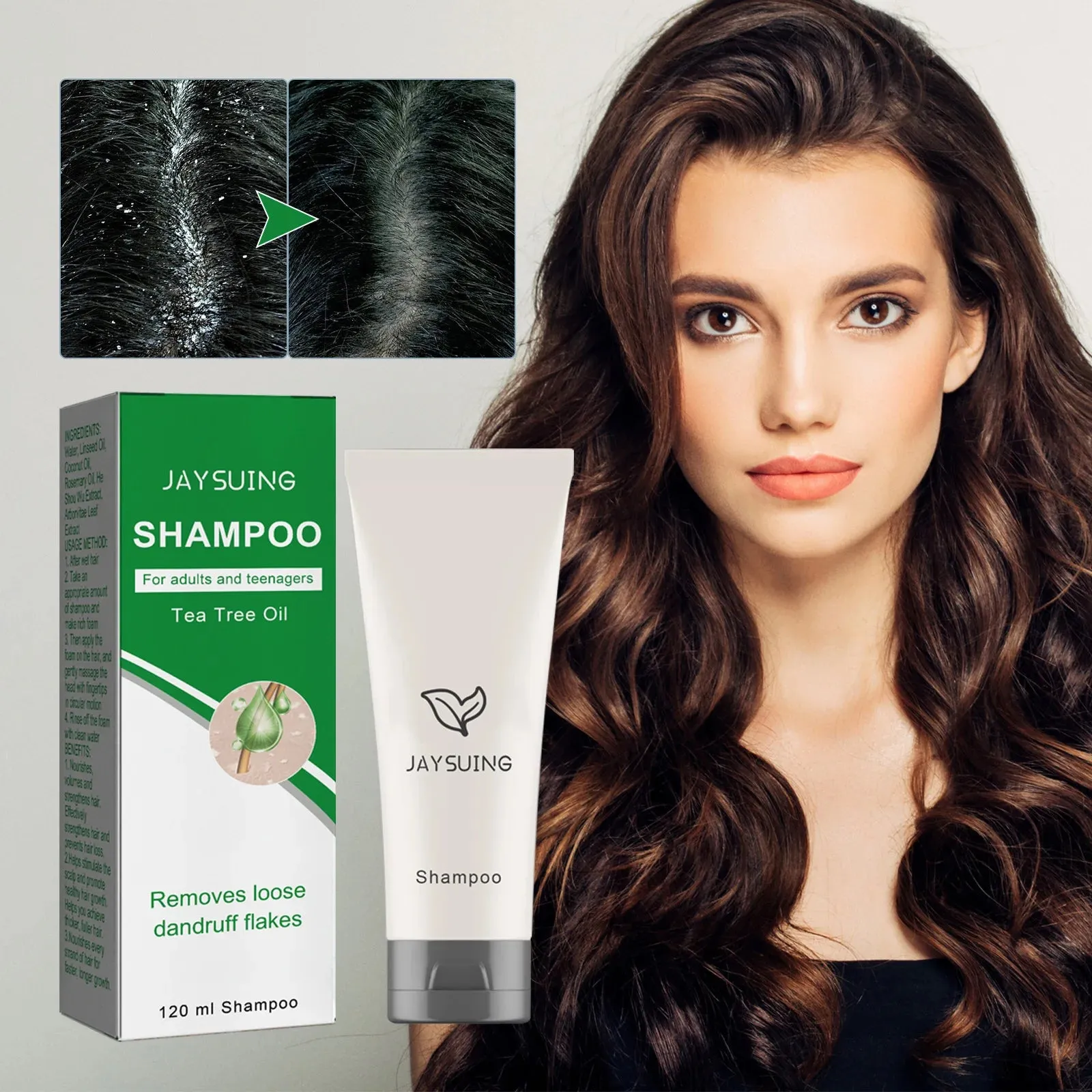 Scalp Cleansing Anti Dandruff Anti-Itching Shampoo Treatment for  Seborrheic Dermatitis & Oil Control while Strengthening Hair Roots & Smoothing Hair -32days shipping