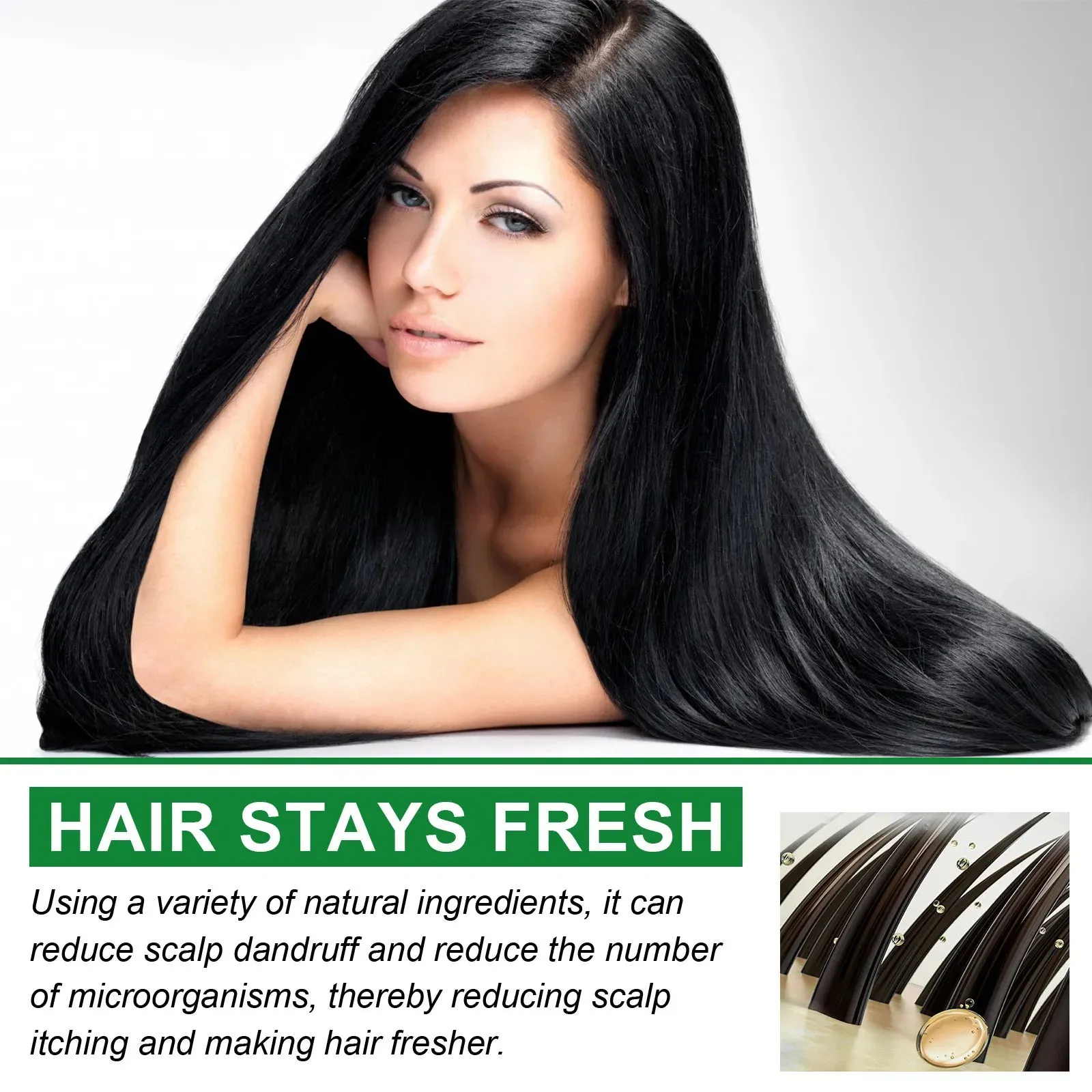 Scalp Cleansing Anti Dandruff Anti-Itching Shampoo Treatment for  Seborrheic Dermatitis & Oil Control while Strengthening Hair Roots & Smoothing Hair -32days shipping