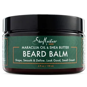 SHEA MOISTURE - Maracuja Oil & Shea Butter Beard Balm - 4 fl oz (118 ml)