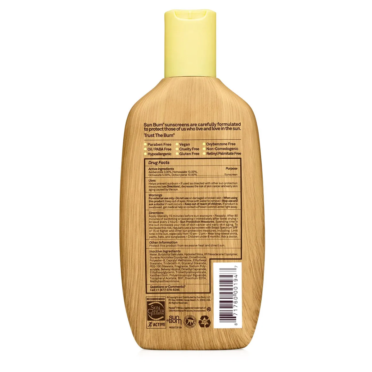 Sun Bum Original SPF 50 Sunscreen Lotion - 8OZ