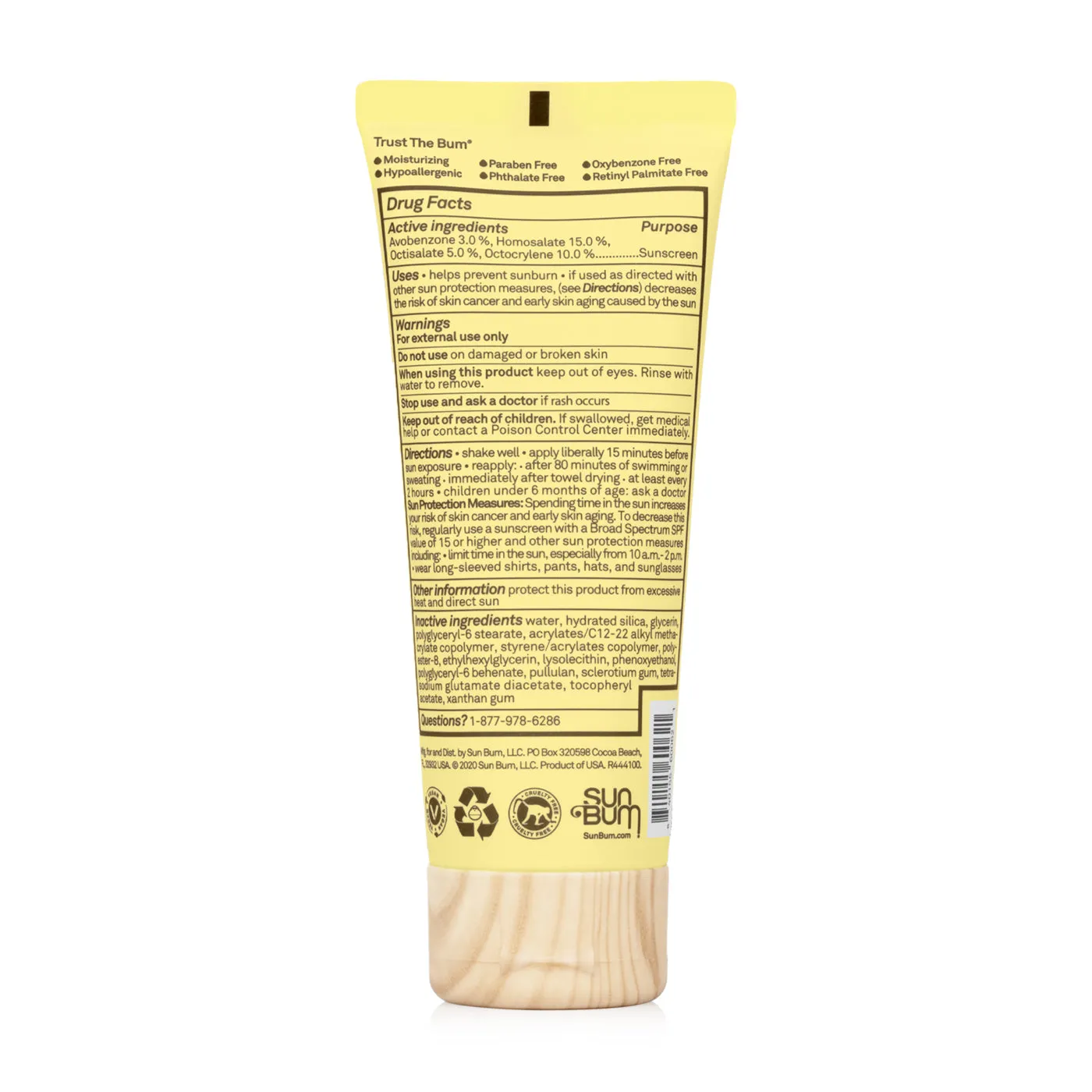 Sun Bum SPF 70 Face Lotion 3oz