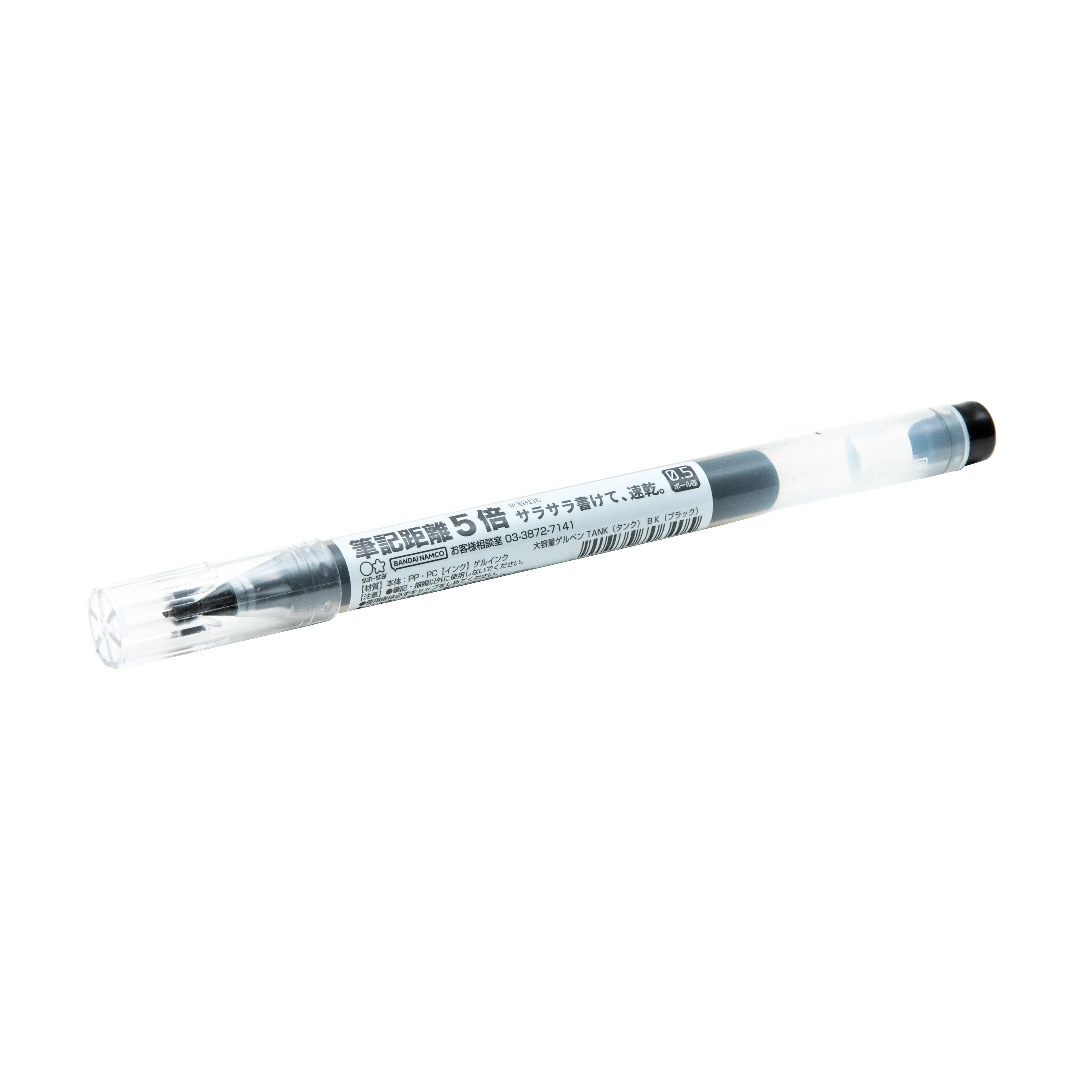 Sun-Star Fast Dry Gel Ink Fine Tip TANK Ballpoint Pen