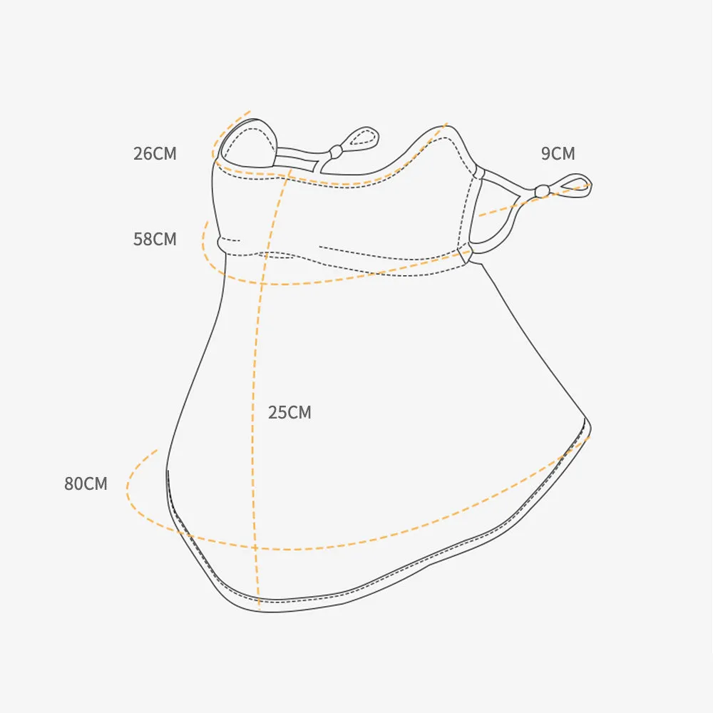 Sunscreen Face Cover Sun Protection Neck Gaiter UPF 50 