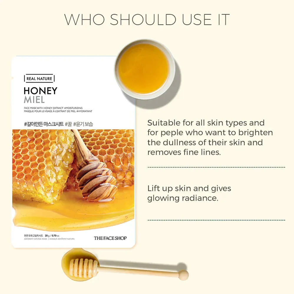 The Face Shop Real Nature Face Mask Sheet Honey