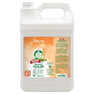 TROPICLEAN NATURAL FLEA & TICK MAXIMUM STRENGTH - GAL
