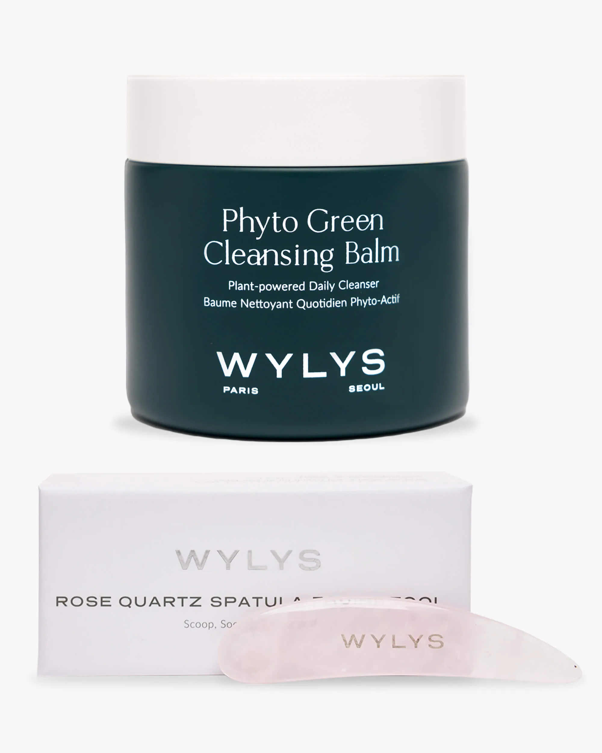 Wylys Phyto Green Cleansing Balm & Rose Quartz Spatula ($96 Value)